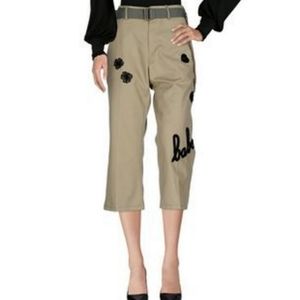 NWT, MPD Box Vintage Military Capri Trousers